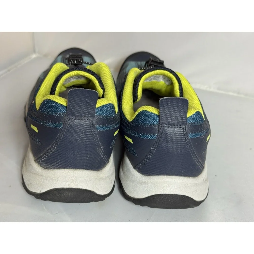 KEEN Wanduro Speed Hiking Trail Shoes Kids Size 6 Blue Lightweight Mesh Cap Toe